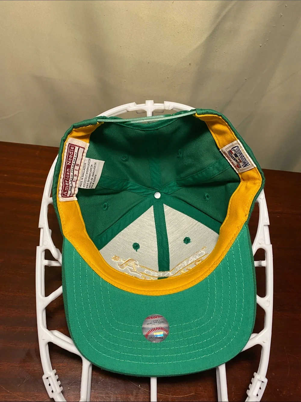 American Needle MLB Baseball Oakland Athletics Snapback Baseball Cap Green O/S